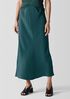 Silk Double Crepe Bias Skirt