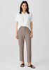 Cotton Ponte Slim Pant