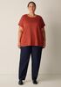 Organic Linen Jersey Crew Neck Tee