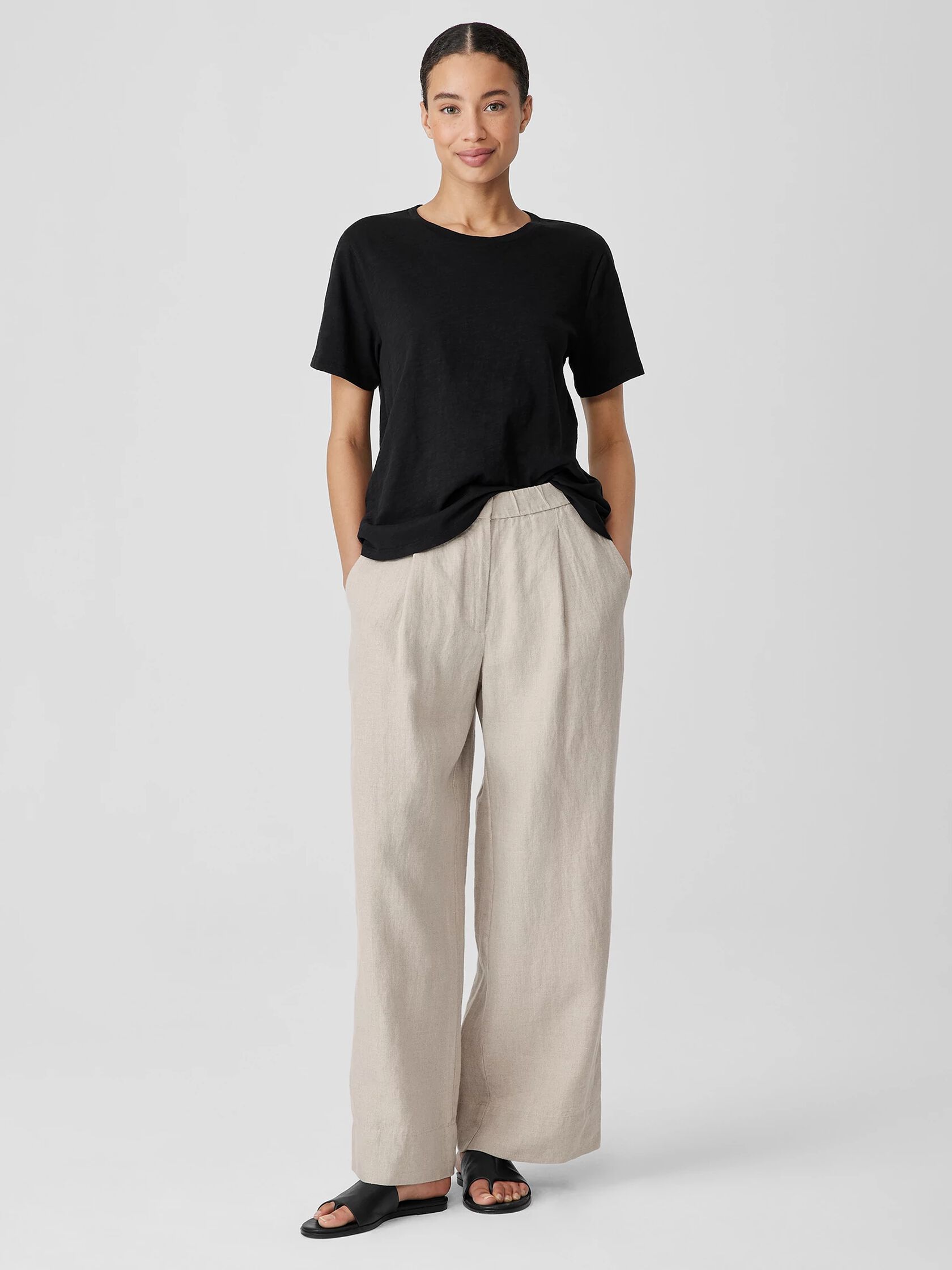Organic Cotton Slubby Jersey Tee