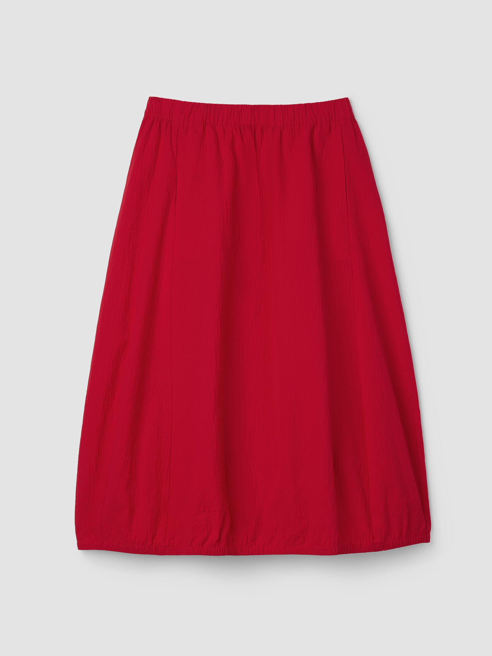 Organic Cotton Pucker Lantern Skirt