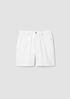 Garment-Dyed Organic Cotton Denim Shorts