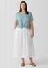 Organic Linen Jersey Crew Neck Tee