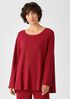 Cozy Organic Cotton Thermal Bateau Neck Top