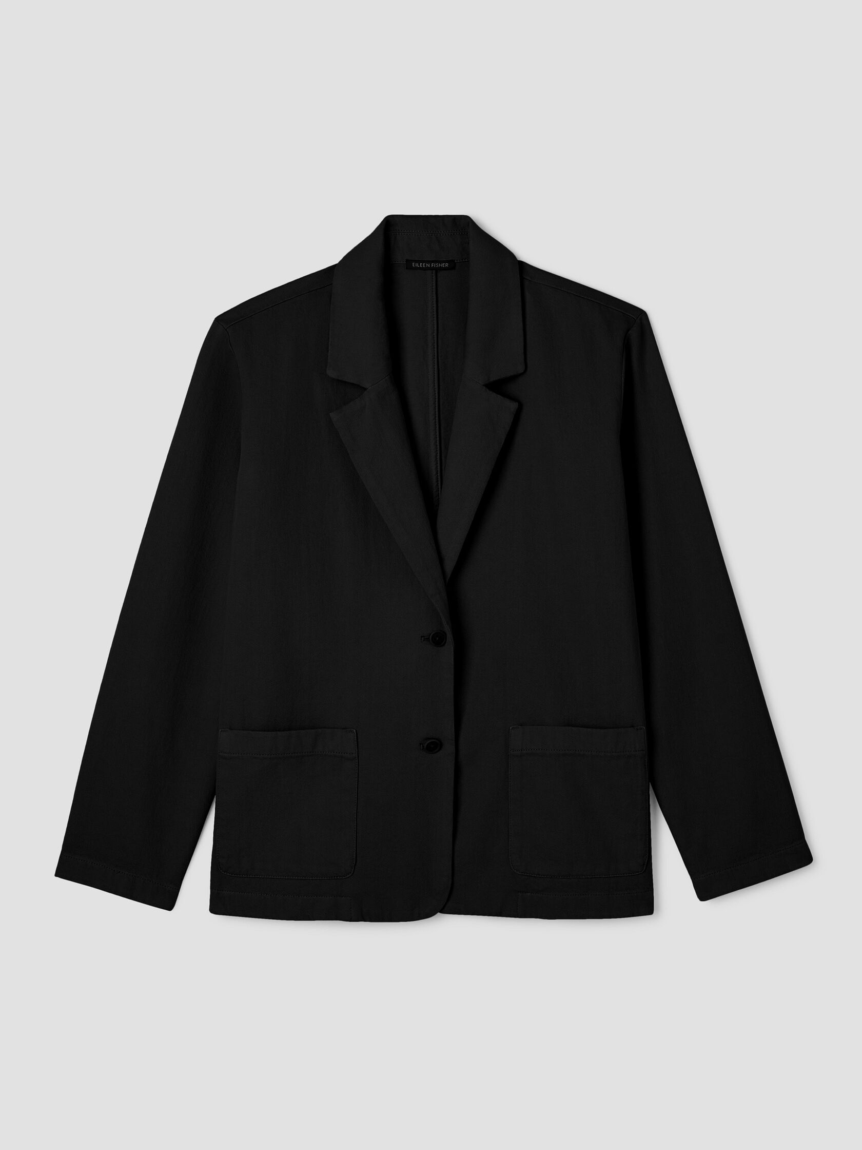 Garment-Dyed Utility Cotton Blazer
