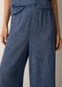 Woven Pliss&eacute; Wide-Leg Pant