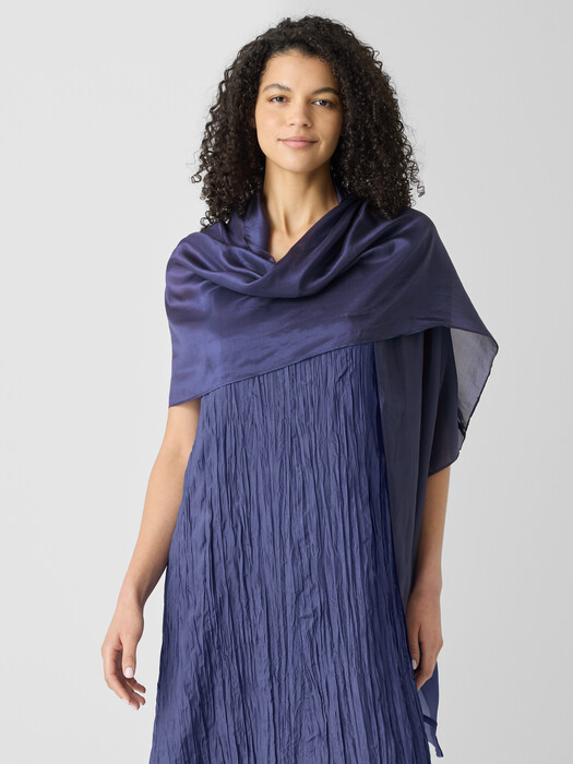 Washed Transitional Silk Scarf