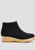 Warm Suede Clog Bootie