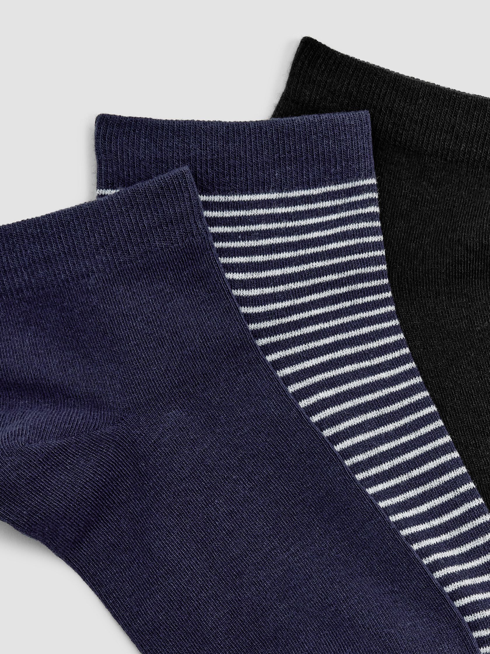 Cotton Ankle Sock 3-Pack