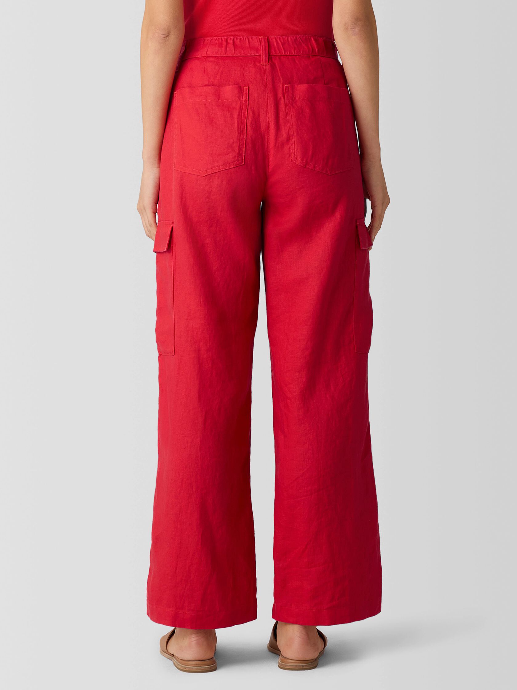 Organic Linen Cargo Pant