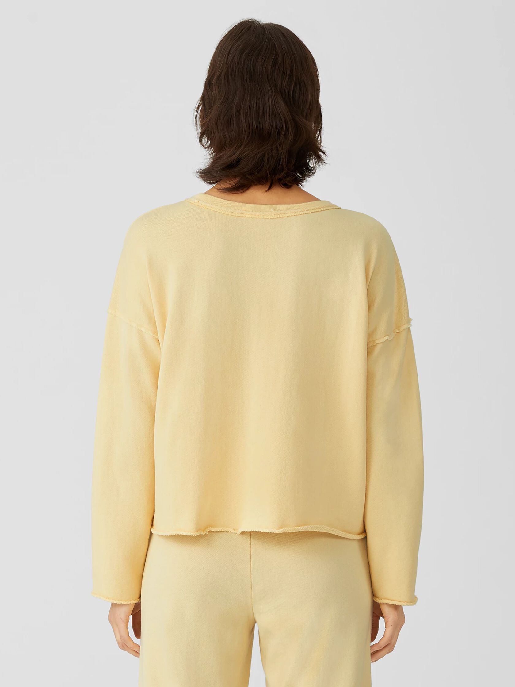 Lightweight Organic Cotton Terry Box-Top