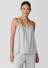 Mélange Organic Cotton Interlock Sleep Cami