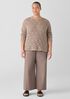 Peruvian Organic Cotton Cord Crew Neck Top