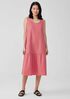 Organic Cotton Pucker Tiered Dress