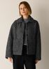 Marled Wool Tweed Classic Collar Jacket
