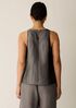 Linen Sheen Halter Neck Top