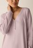 Organic Cotton Rib V-Neck Sleep Dress