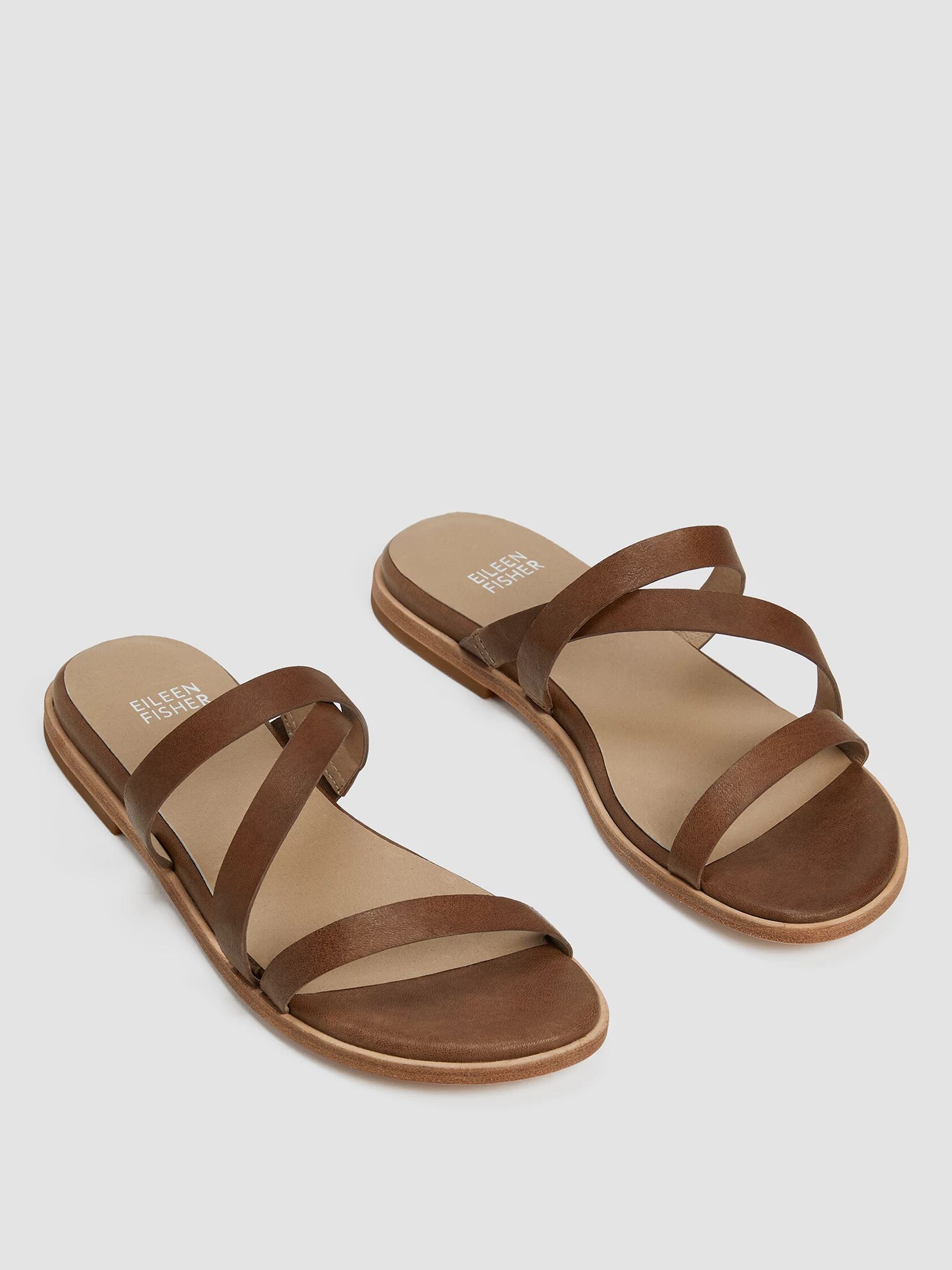 Kira Tumbled Leather Sandal