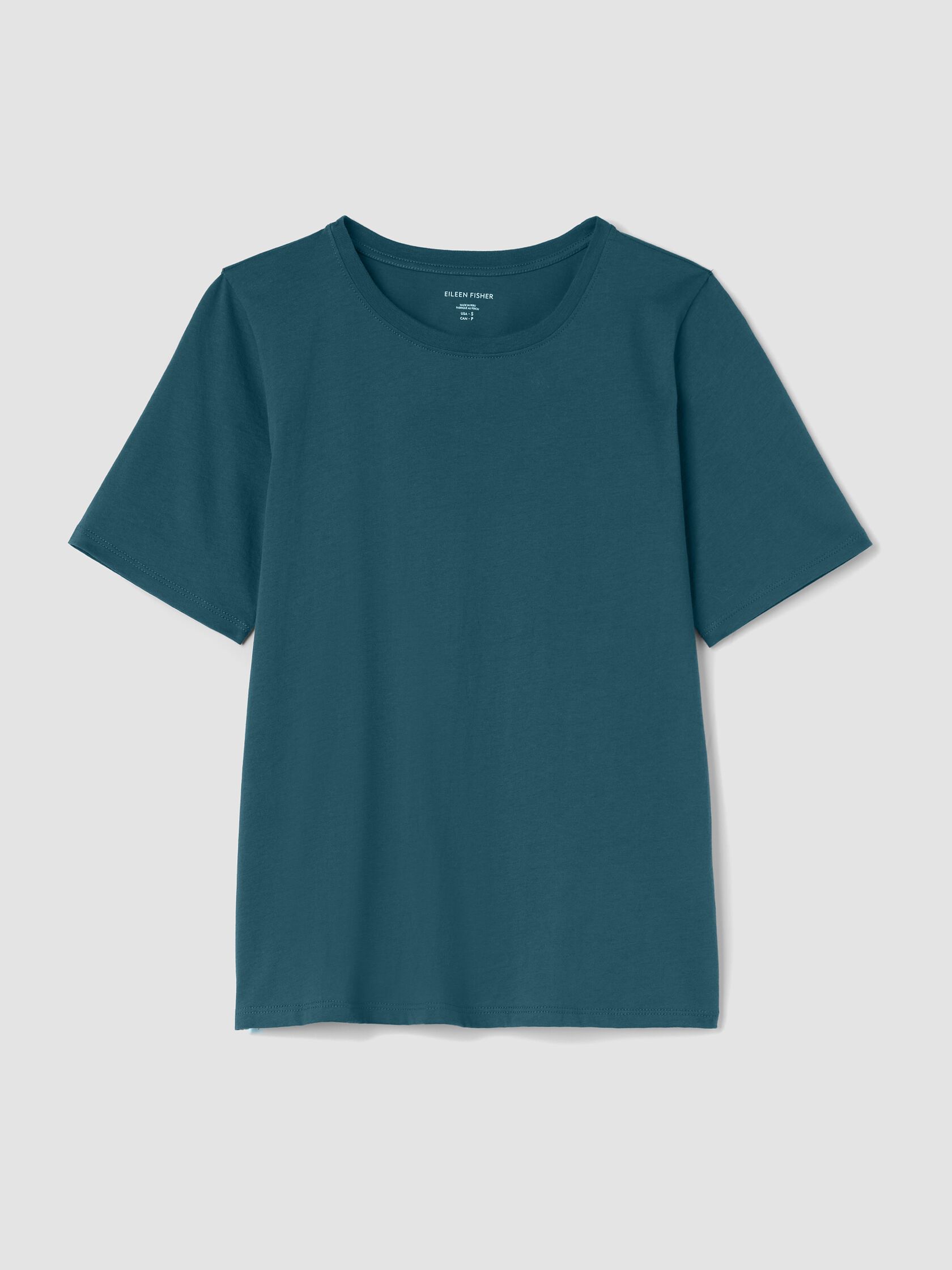 Organic Pima Cotton Jersey Round Neck Tee