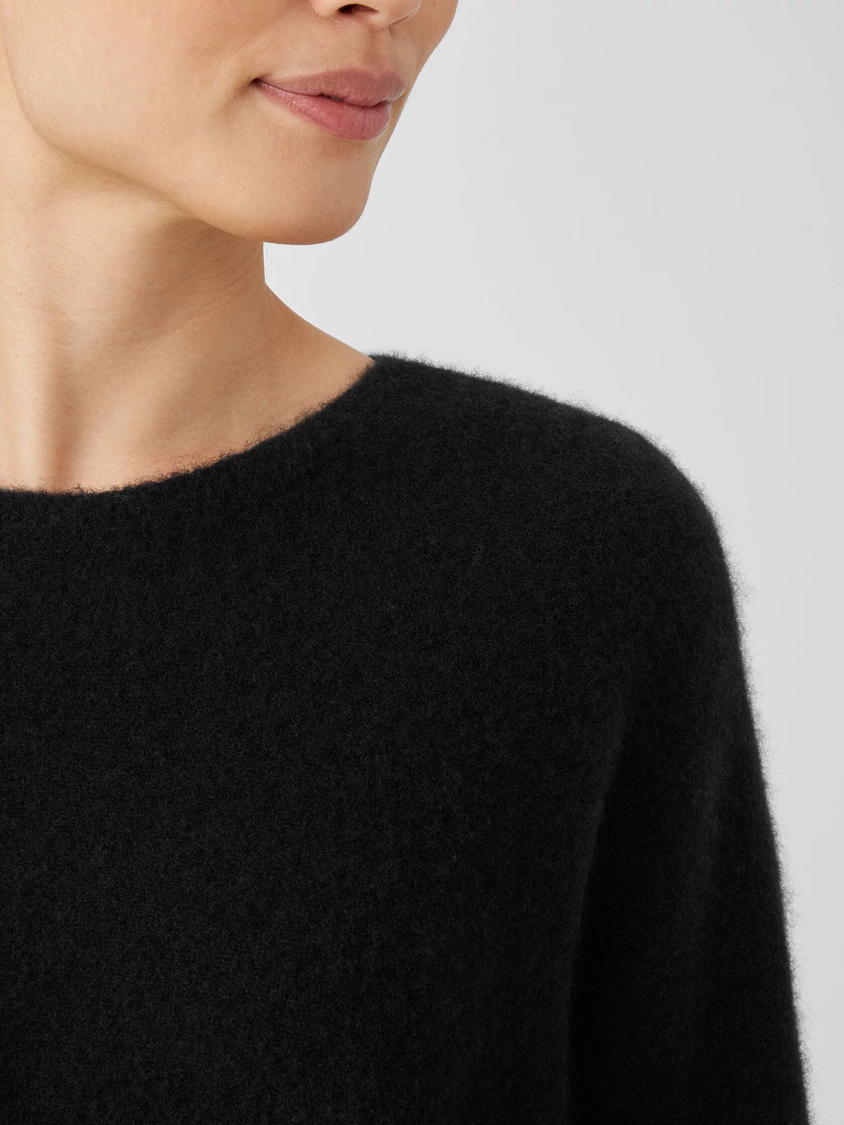 Cashmere Silk Bliss Crew Neck Top