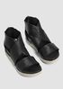 Sport Tumbled Leather Sneaker Sandal