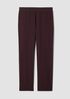 Washable Stretch Crepe Straight Pant