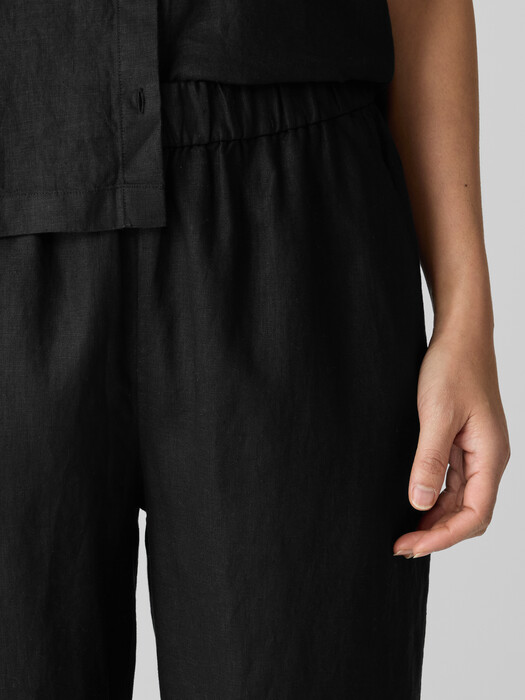 Organic Linen Tapered Pant