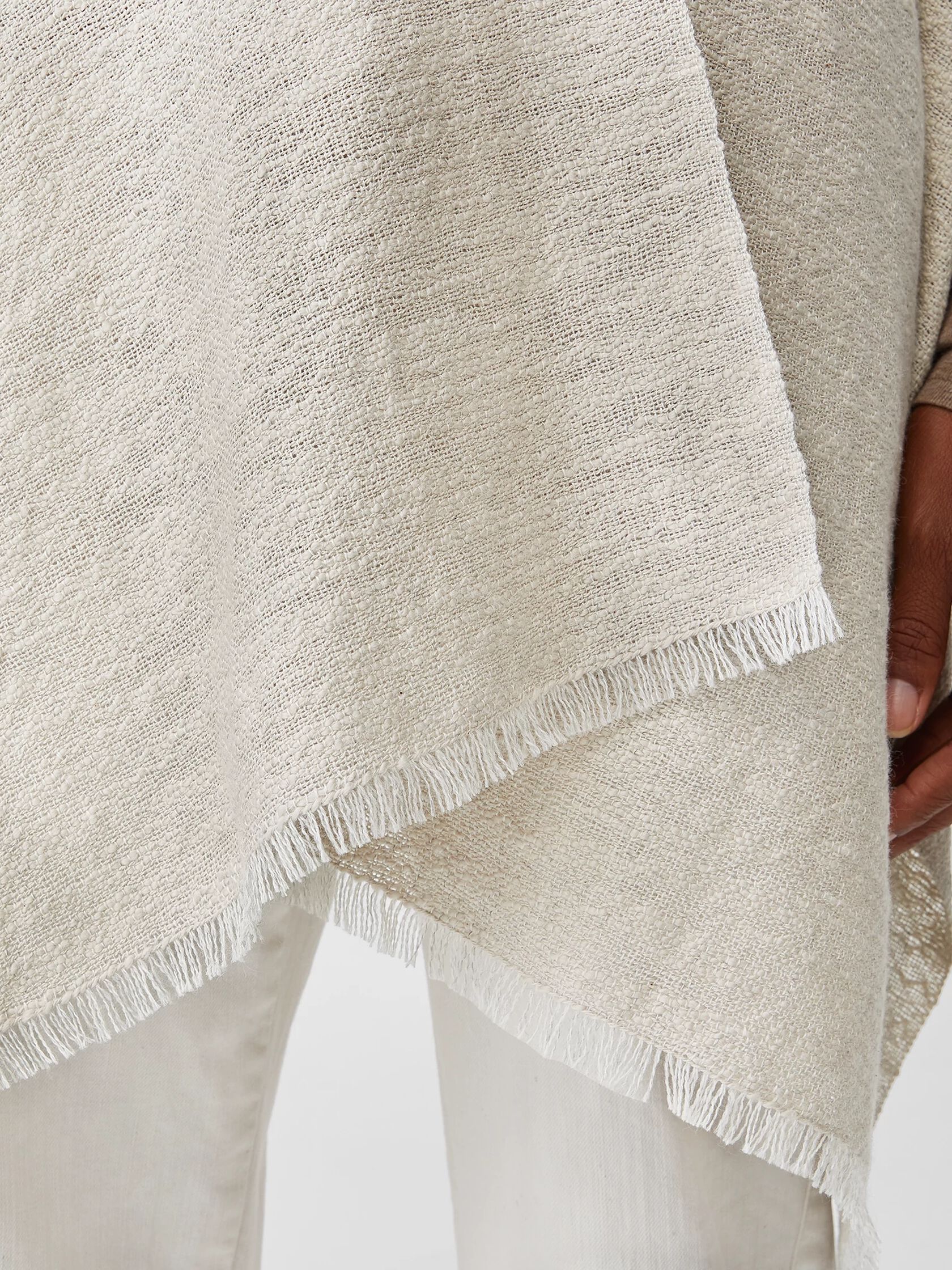 Handwoven Cotton Alpaca Poncho