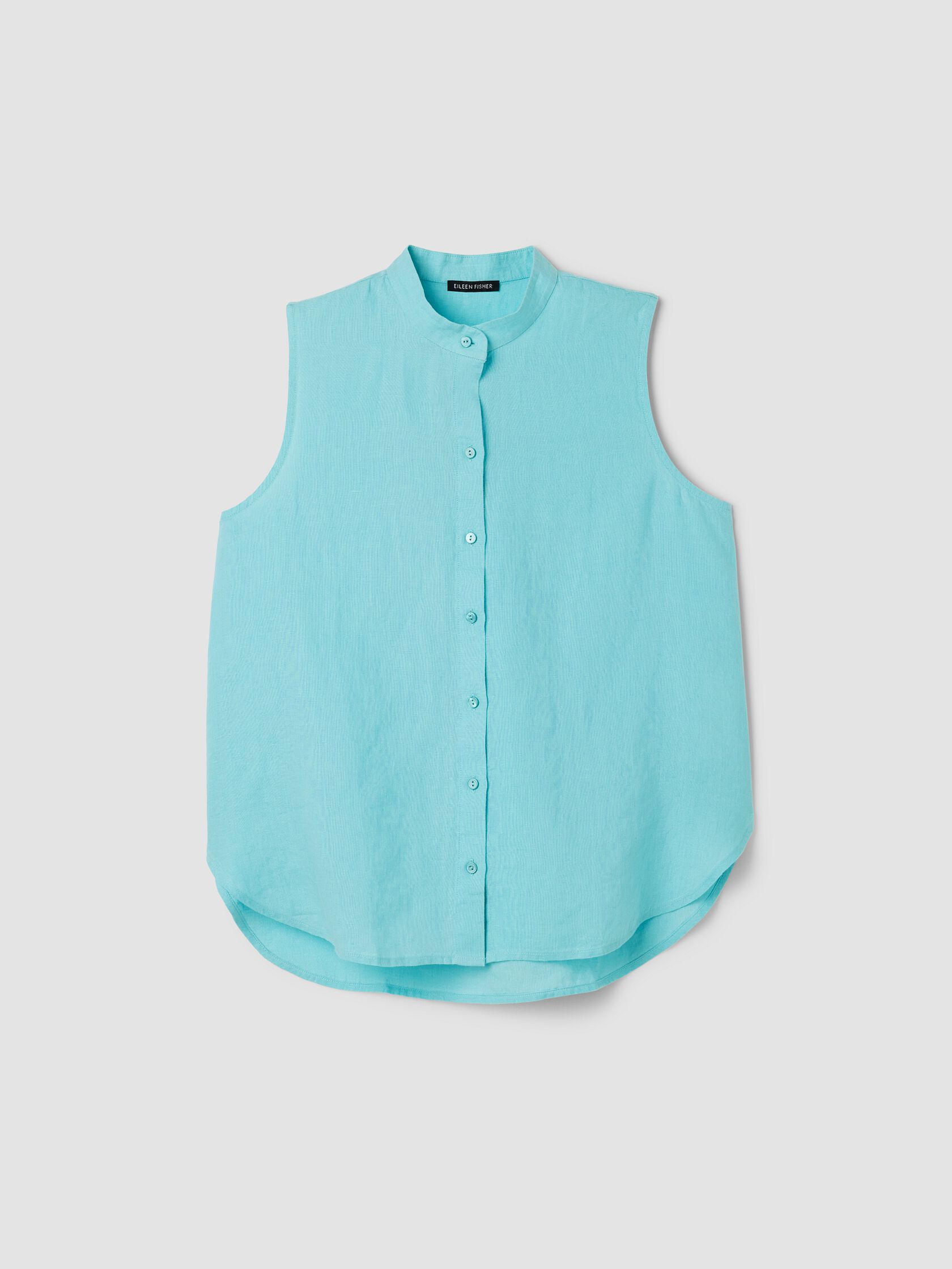 Organic Handkerchief Linen Sleeveless Shirt