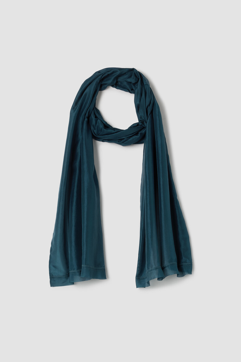 Washed Transitional Silk Parachute Scarf Washed Transitional Silk Parachute Scarf