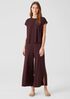 Stretch Silk Jersey Square Top