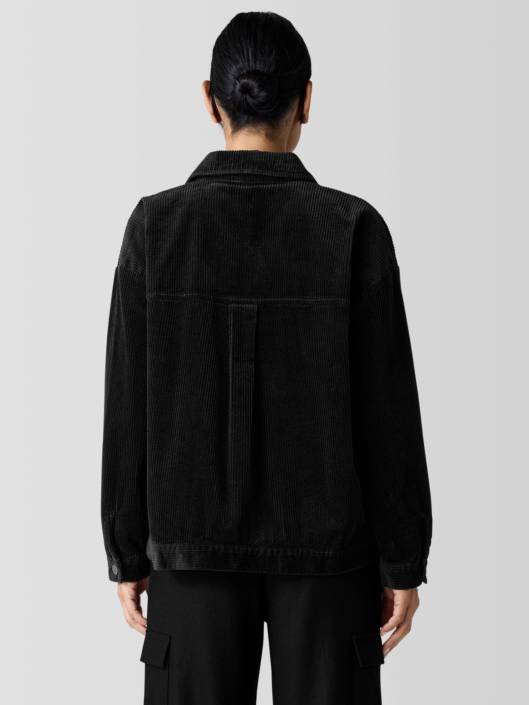 Organic Cotton Corduroy Classic Collar Jacket