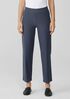 Washable Stretch Crepe Straight Pant