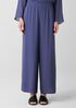 Silk Georgette Crepe Wide-Leg Pant