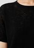 Organic Cotton Linen Slub Jewel Neck Top