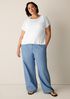 Organic Linen Cotton Crew Neck Top