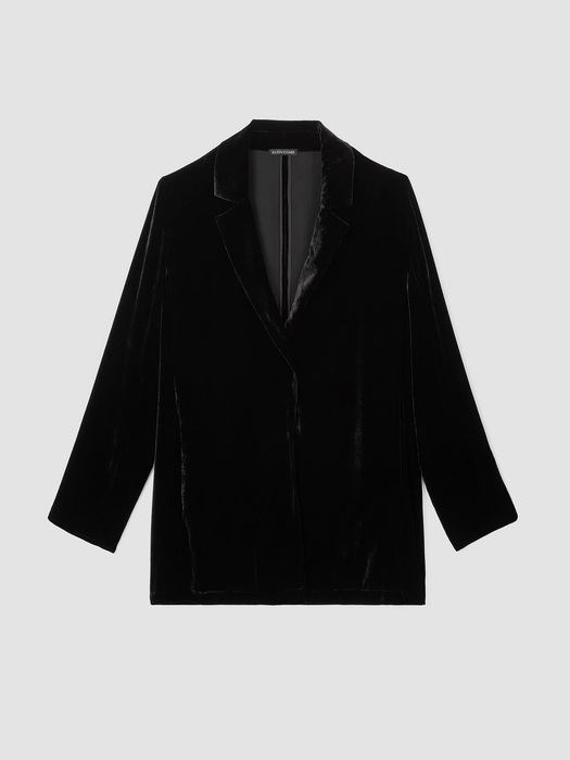 Velvet Long Blazer