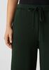 Organic Cotton French Terry Wide-Leg Pant