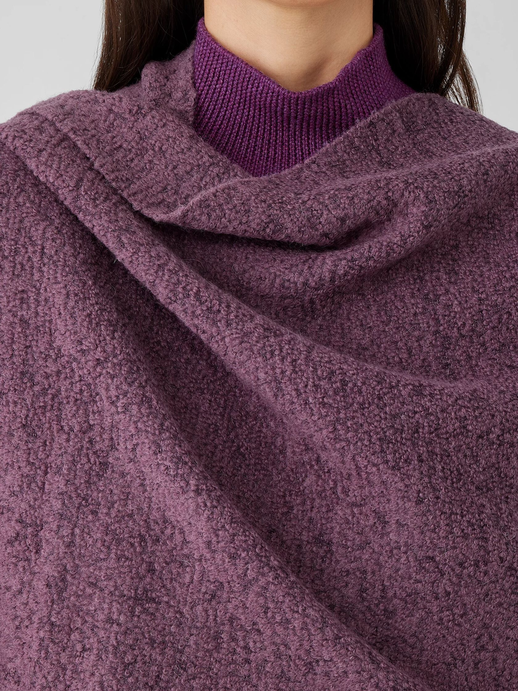 Fluffy Boucle Scarf