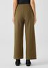 Boiled Wool Jersey Wide-Leg Pant