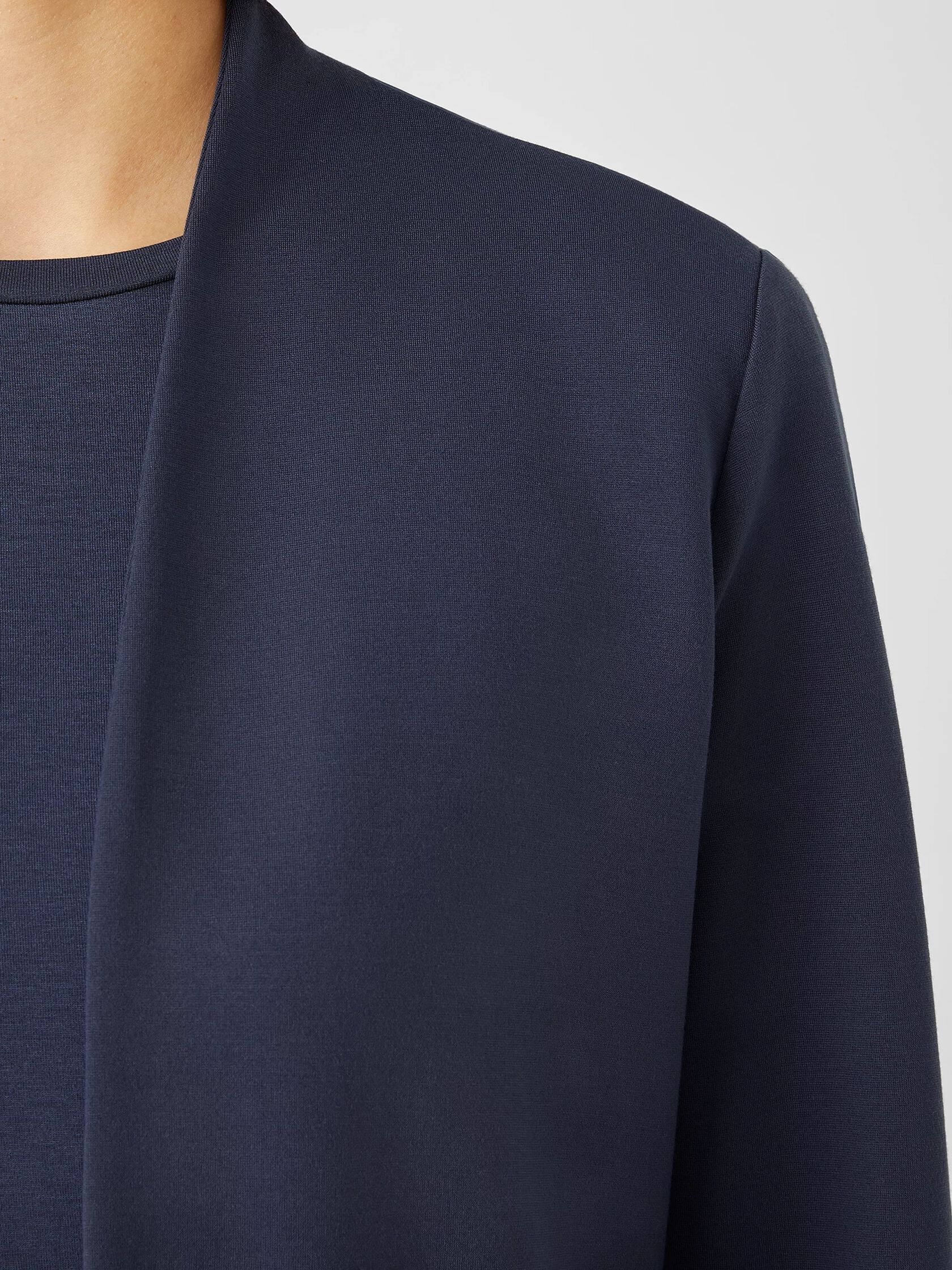 Washable Flex Ponte High Collar Jacket