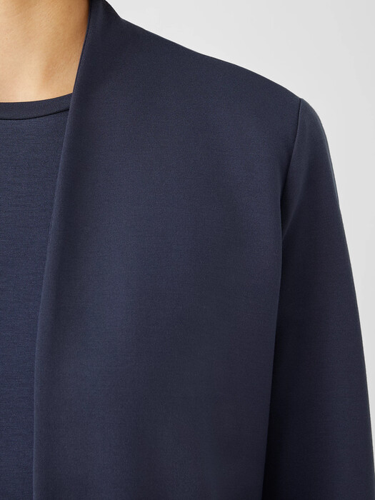 Washable Flex Ponte High Collar Jacket