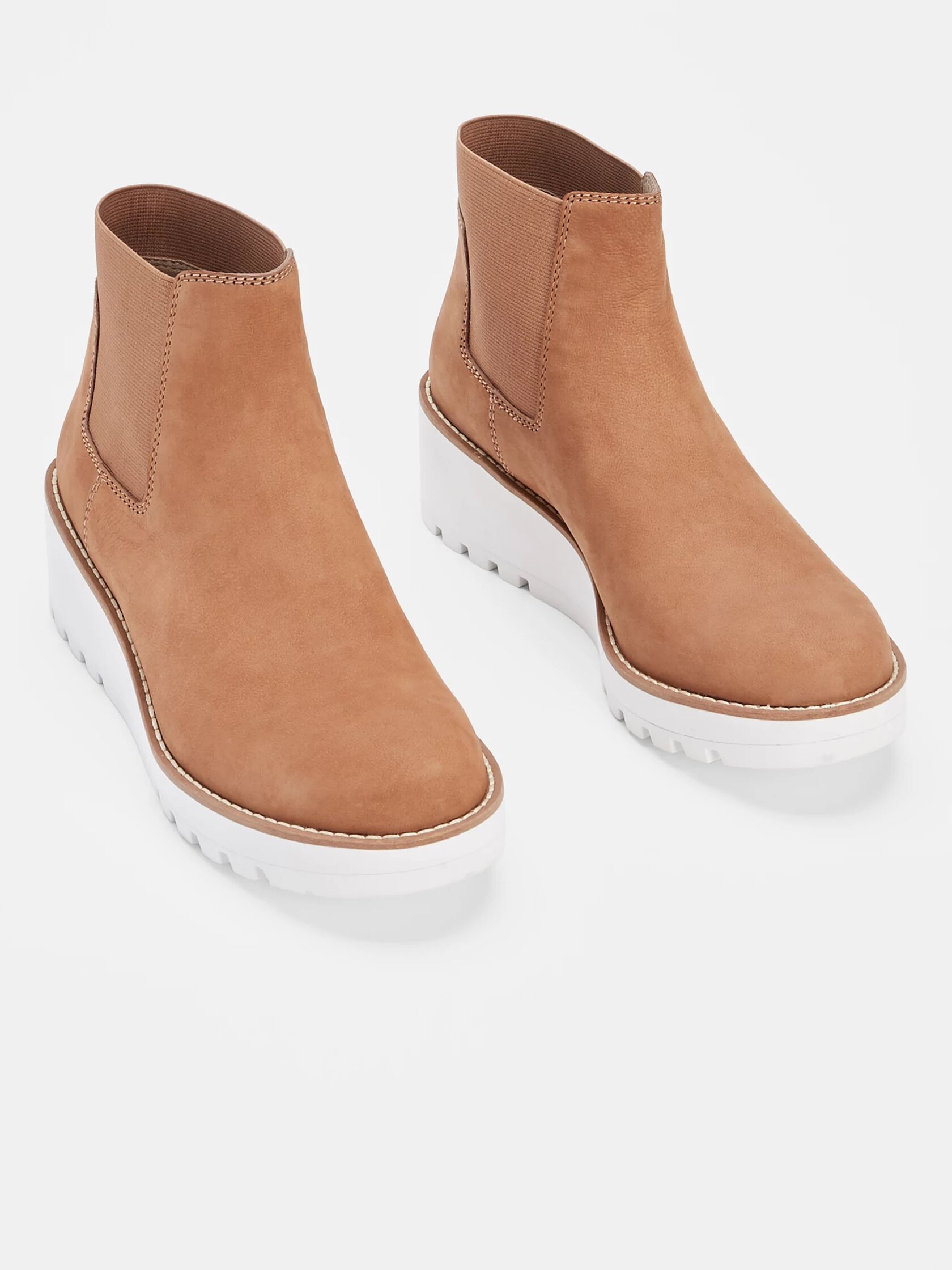 Chelsea Wedge Washed Leather Bootie