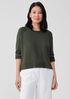 Organic Linen Cotton Raglan-Sleeve Top
