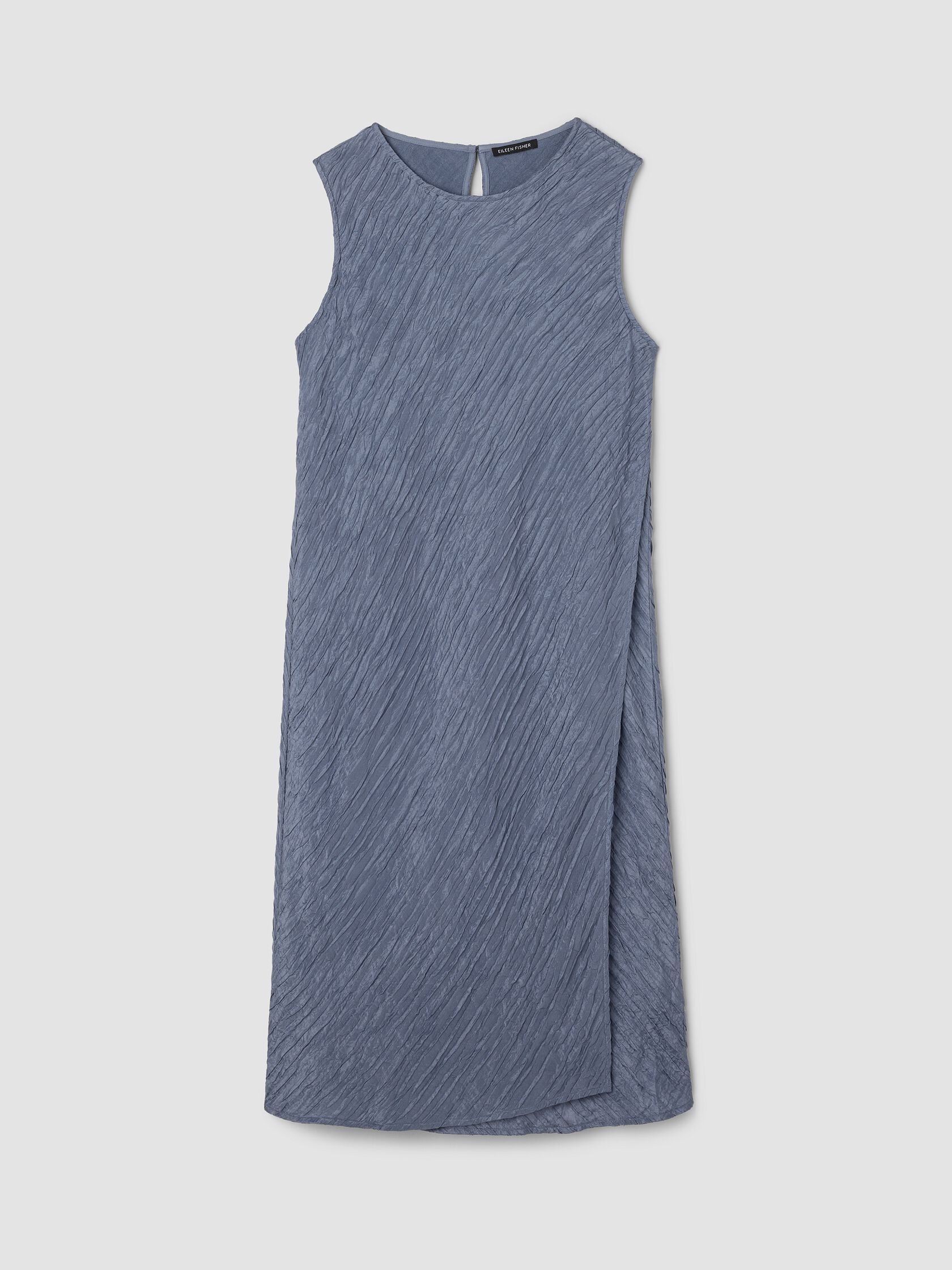 Textured Silk Jacquard Wrap Dress