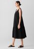 Organic Cotton Pucker Tiered Dress