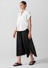 Organic Cotton Lofty Gauze Notch Collar Top