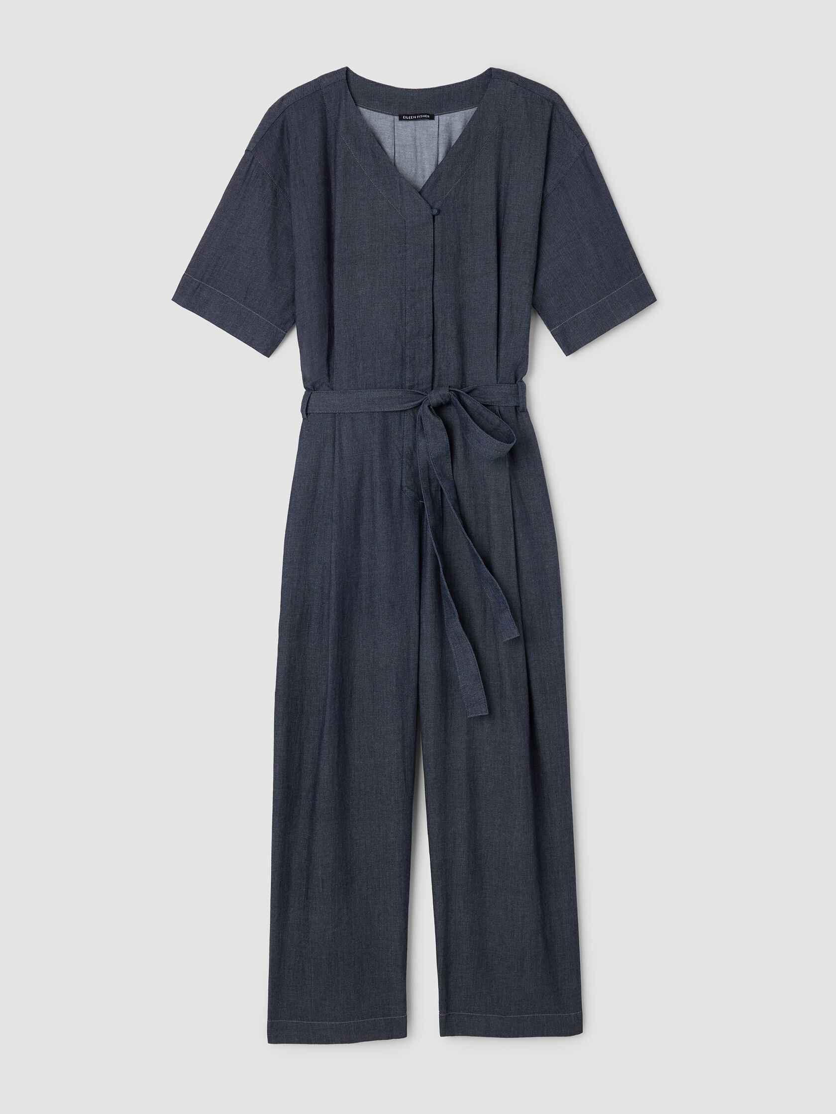 Airy Organic Cotton Twill Jumpsuit
