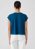 Organic Linen Jersey V-Neck Tee