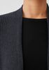 Merino High Collar Cardigan in Regenerative Wool